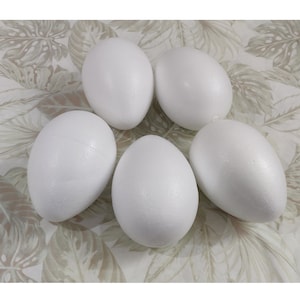 12cm Big Polystyrene Styrofoam Easter Egg For Craft, DIY And Party Supply