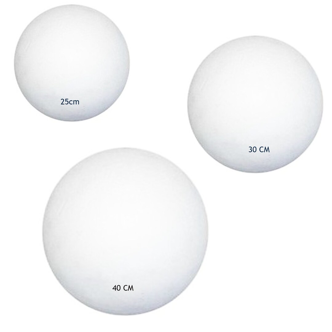 Round Foam Solid Polystyrene Styrofoam Ball for Christmas Decoration ...