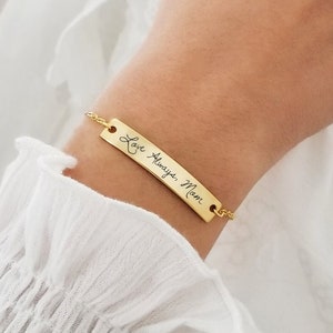 Actual Handwriting Bracelet Personalized Handwriting Jewelry Custom Signature Bracelet Memorial Jewelry Loss Gift Personalized Grandma Gift