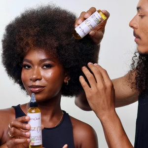 100% Pure Palm Kernel Oil - Cold-Pressed, Natural Hair & Skin Moisturizer ,Deep Conditioning, Nourishing, Hydrating Oil,batana oil