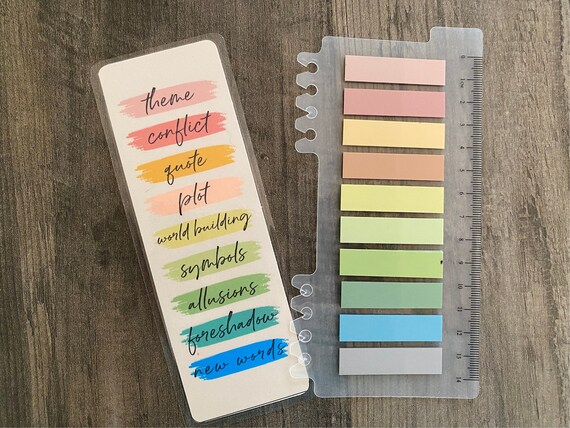 Annotation Bookmark With Tabs Kit, Book Annotating Supplies, Gifts