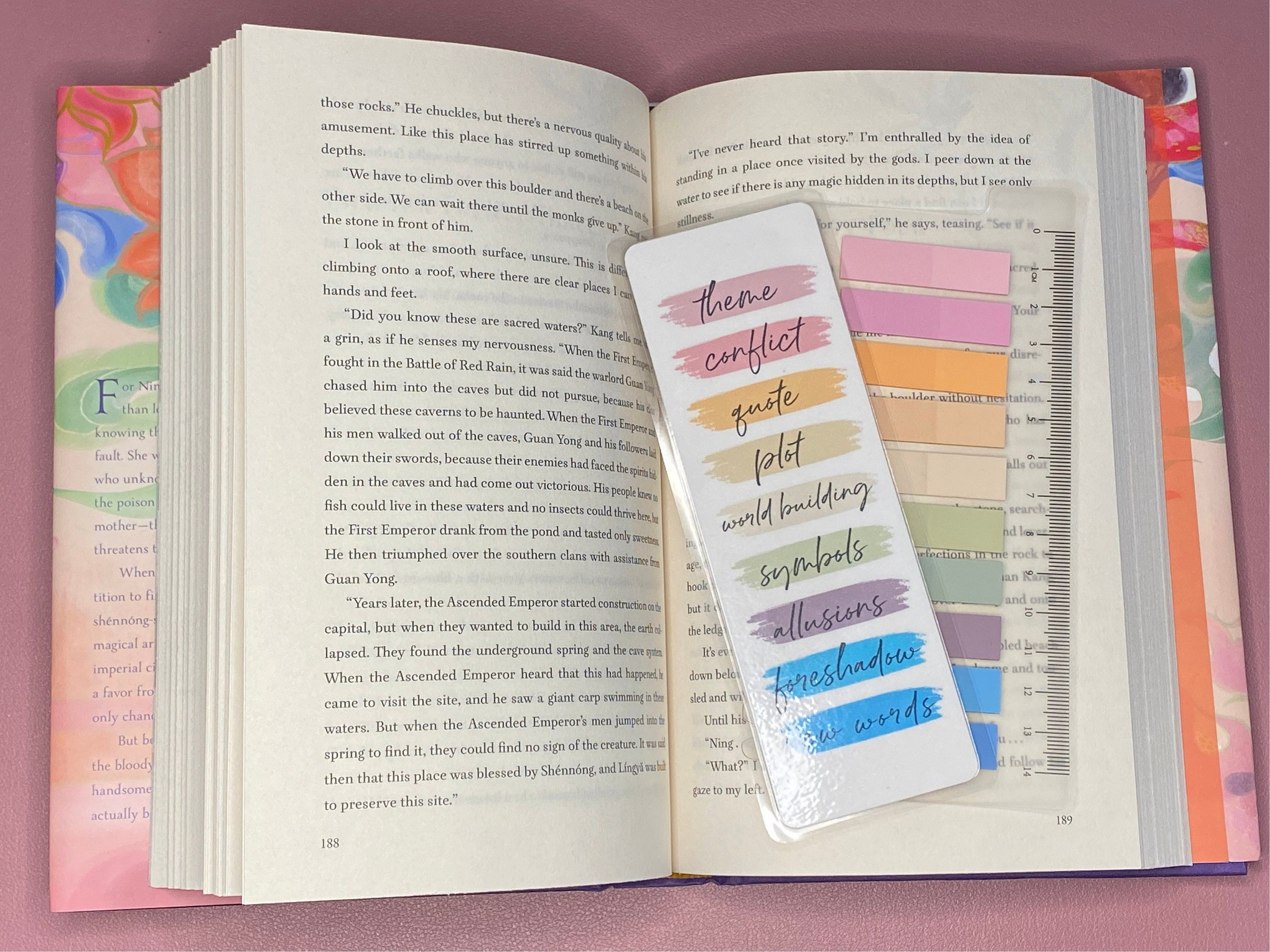 ANNOTATION KIT Annotating Books Annotating Key Annotating Bookmark Pencil  Pouch Annotating Tabs Gift for Book Lovers 