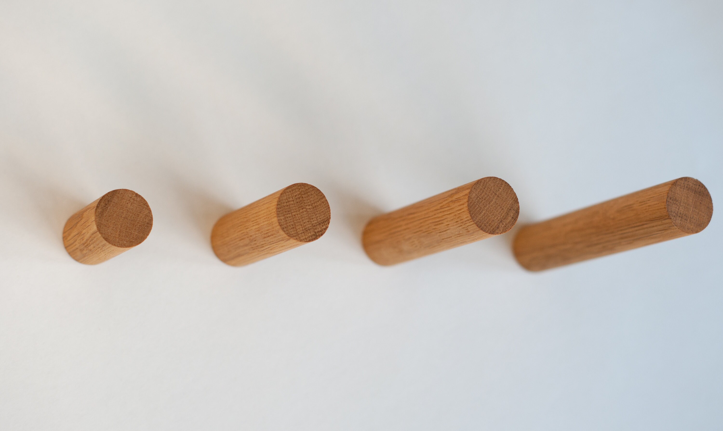 Dowel wall hook simple wooden hanger minimalist hooks wall Etsy