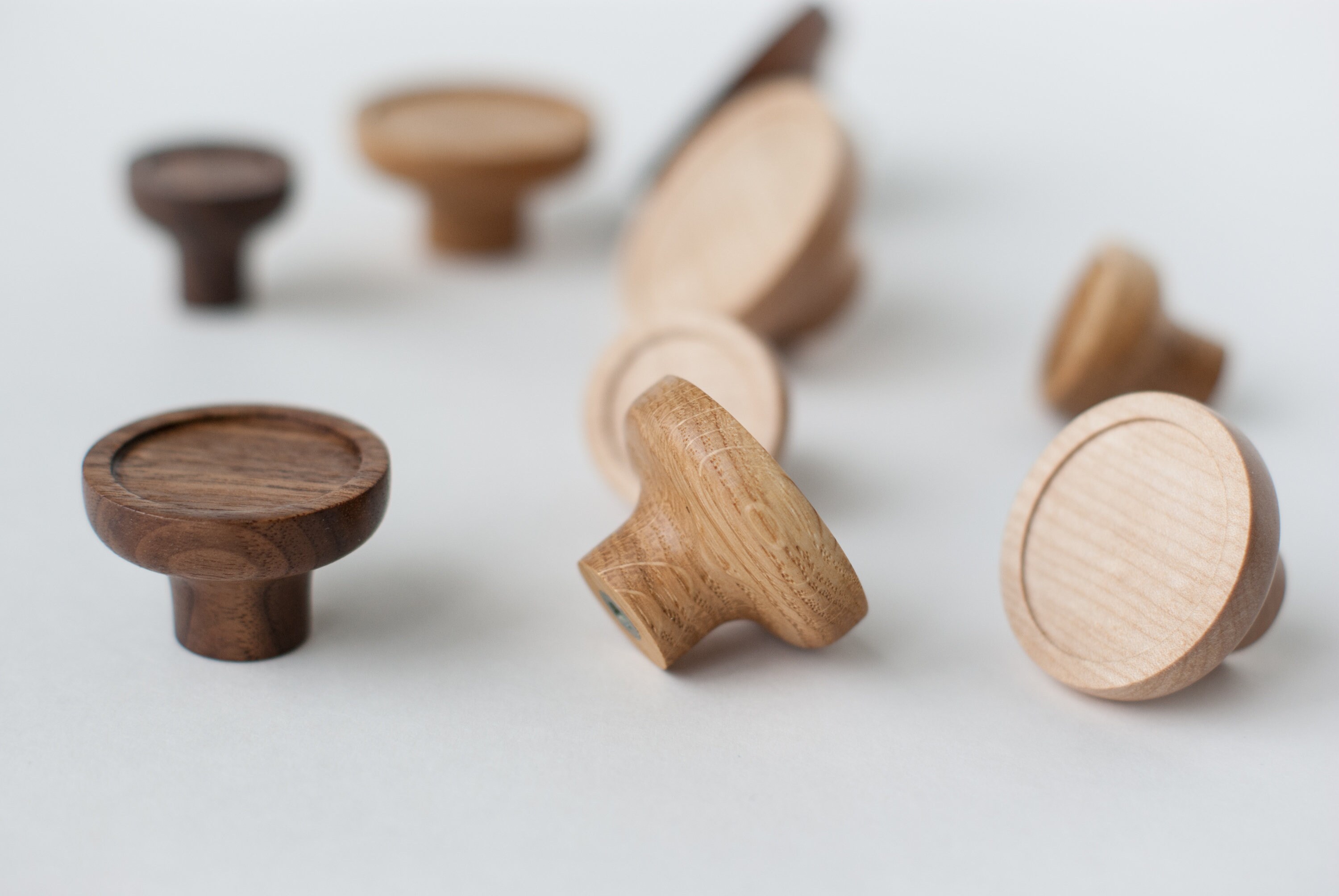 Wood knobs knobs for dresser drawer modern knobs Etsy