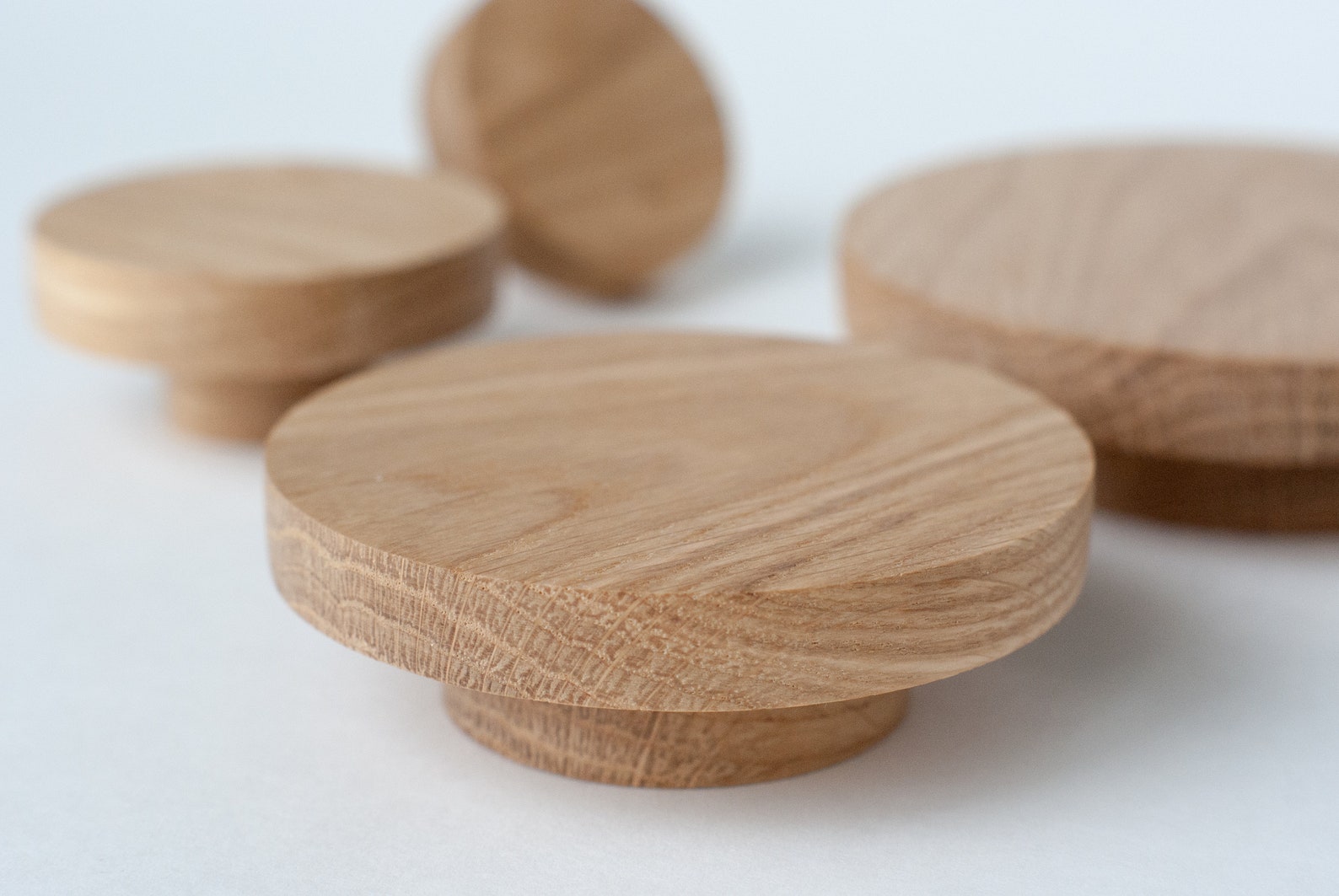 Wooden wall hooks modern coat hooks dot wall hooks round Etsy