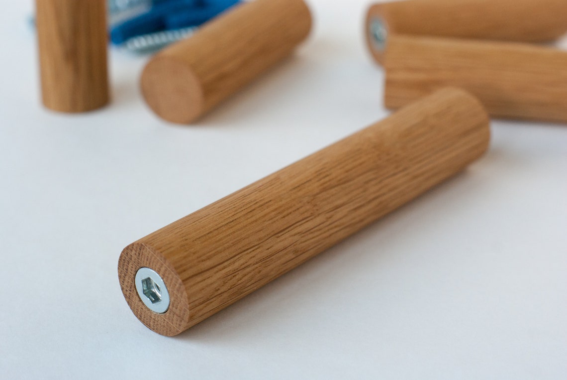 Dowel wall hook simple wooden hanger minimalist hooks wall Etsy