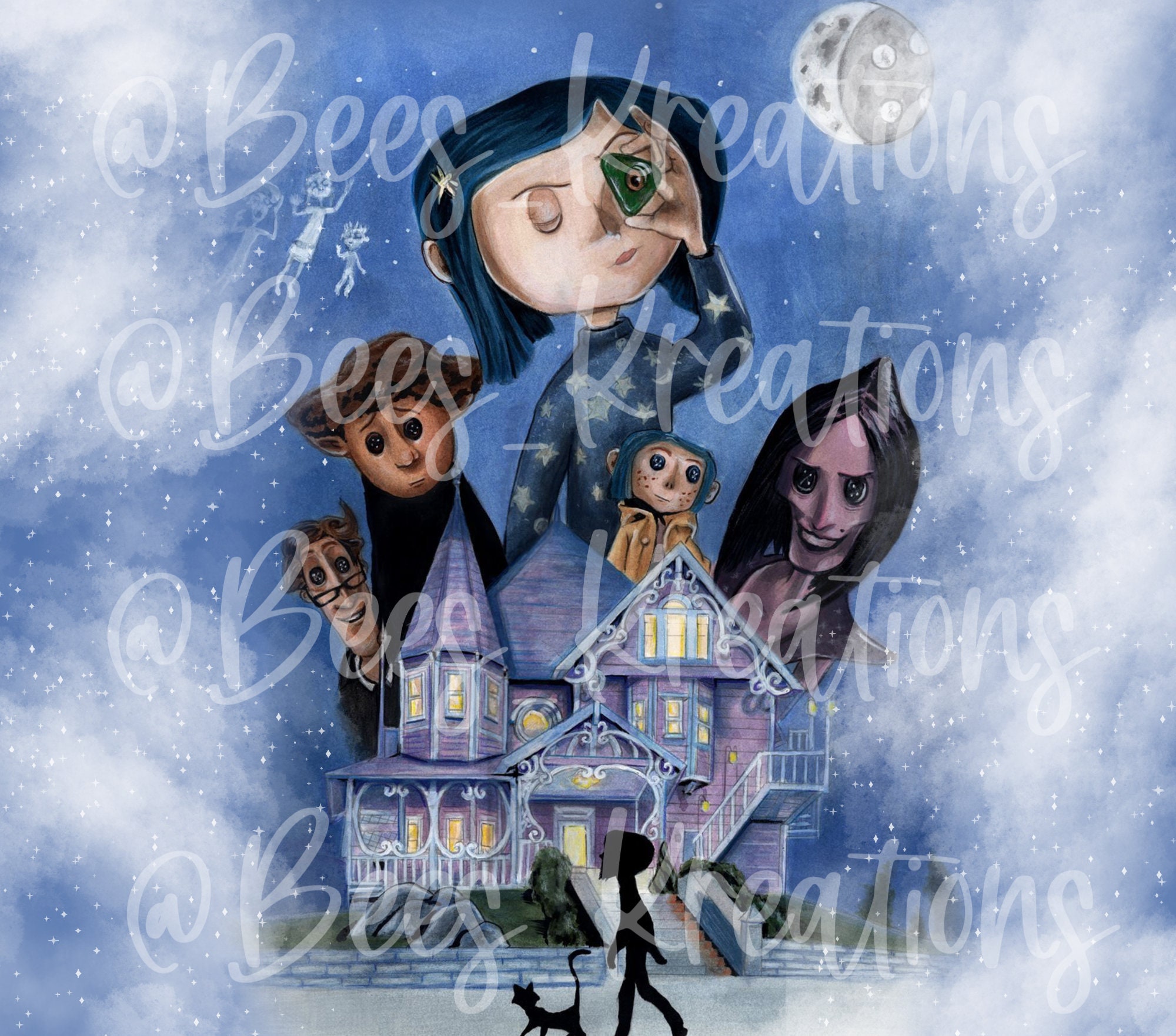 Coraline Digital Invitation Template, Coraline and Wybie Invitation, Tim  Burton Coraline Birthday, Coraline Birthday Decorations 