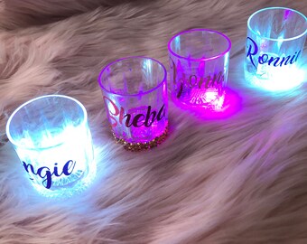 Custom light up shot glass