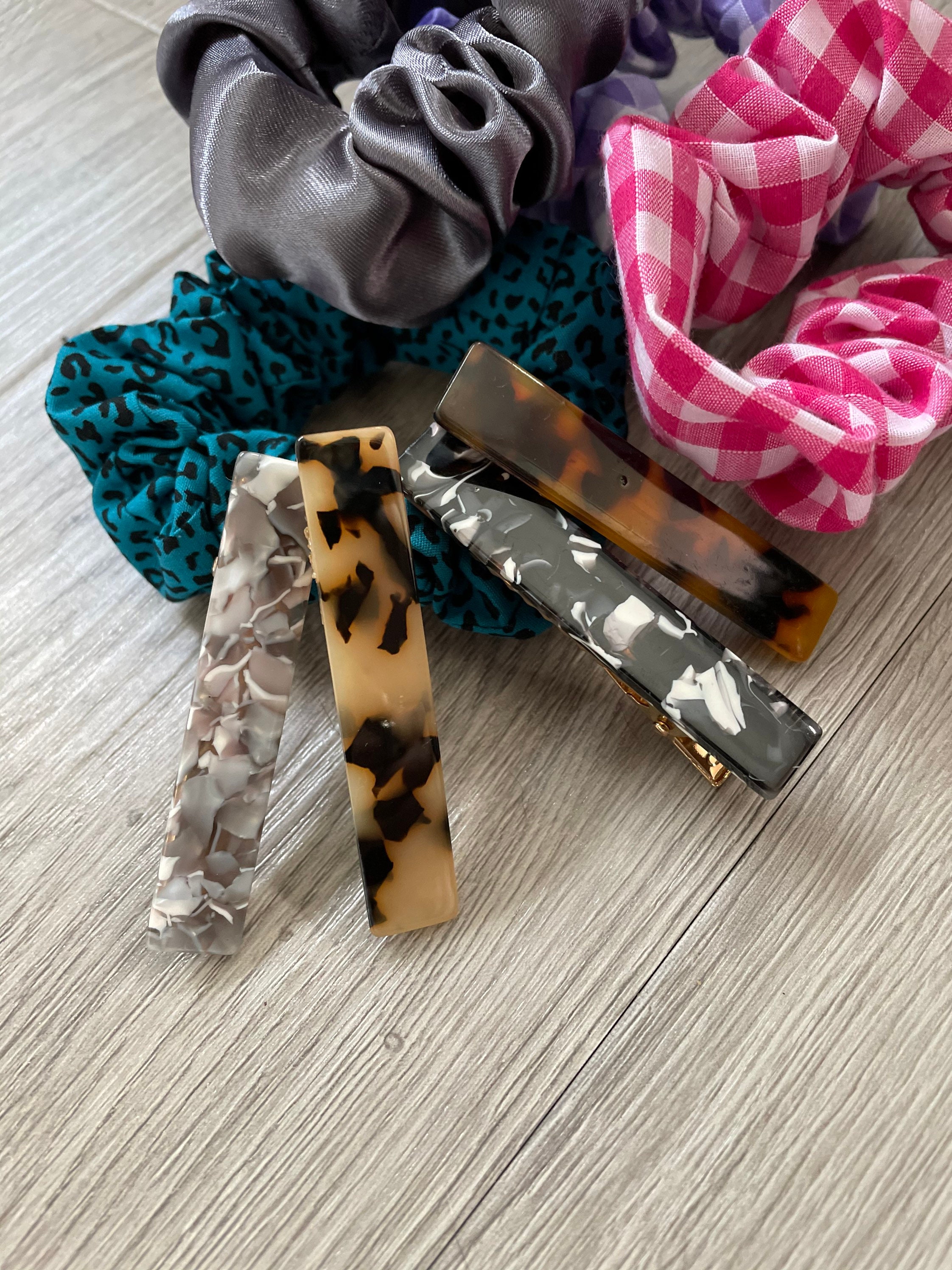 Pack of 4 barrettes/clips/grips/ hair accessories Etsy