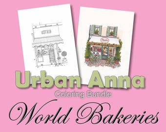 World Bakeries Coloring Pages | Urban Anna