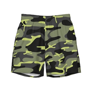 Heren zwembroek Zwemkleding Badpak voor hem, militair groen camouflage, zomerzwembad- of strandboardshort Vaderdagcadeau voor mannen