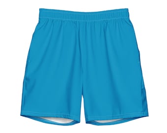 Calções de banho de secagem rápida para homem: calções de banho reciclados com FPS 50+