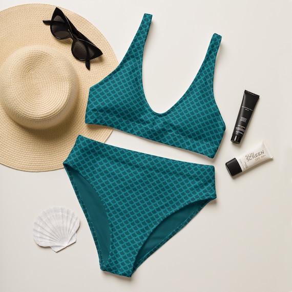 Mermaid scale store bathing suit
