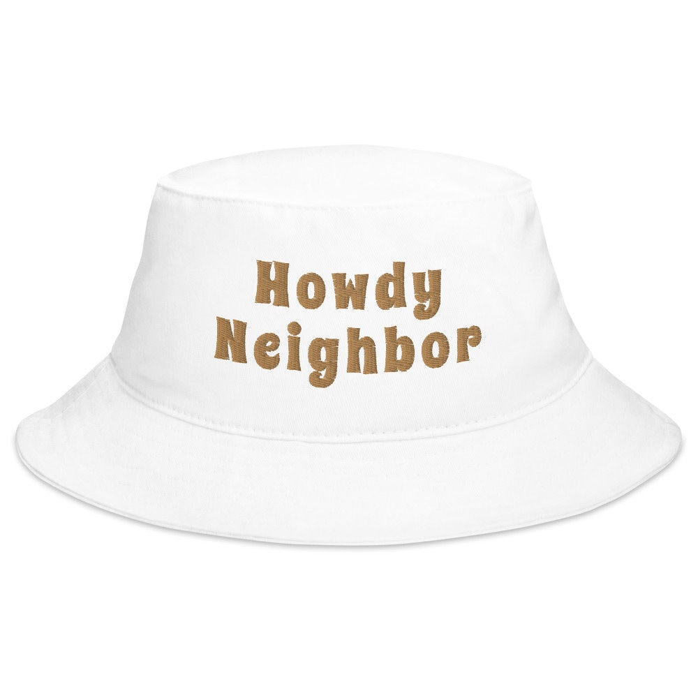 NEIGHBORHOOD EMBROIDERY BUCKET HAT