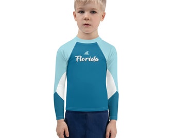 Kids Rash Guard Beach Sun Protection - UPF 50+ Swim Shirt for Children, Perfect for Summer & Poolside Fun, Ideal Gift for Active Kids