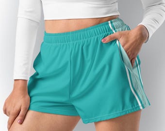 Pocketed Athletic Short Shorts: Recycled Polyester Running & Yoga