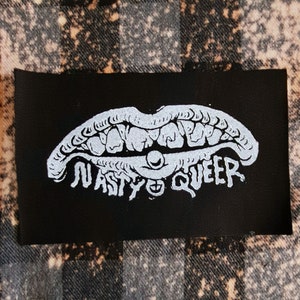 Nasty + Queer Toothy Mouth Print Patch