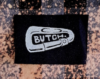 Butch Carabiner Print Small Patch