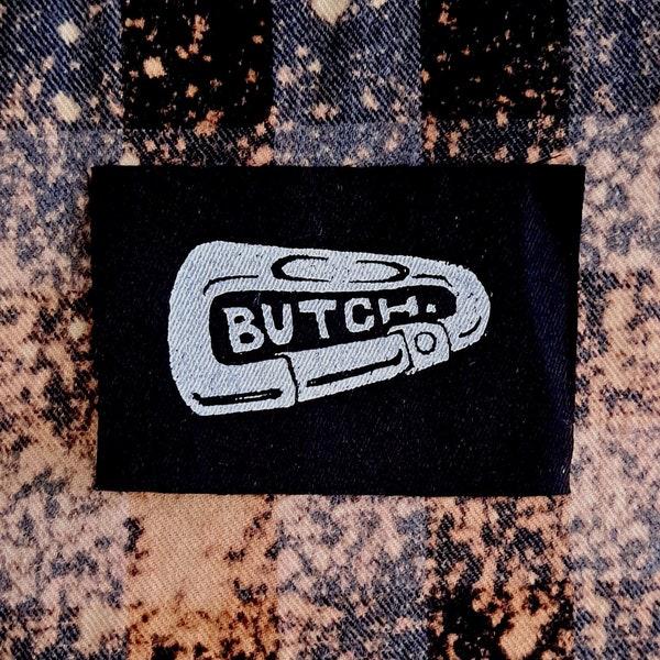 Butch Carabiner Print Small Patch
