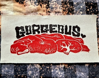 Guts Gore Print Banner Patch