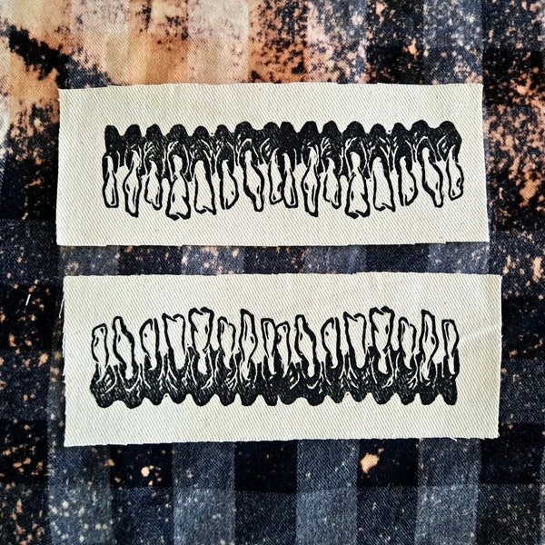 Endless Maw Row of Teeth Patch