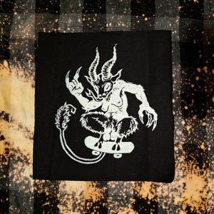 Blasphemous SK8R Baphomet Print Patch