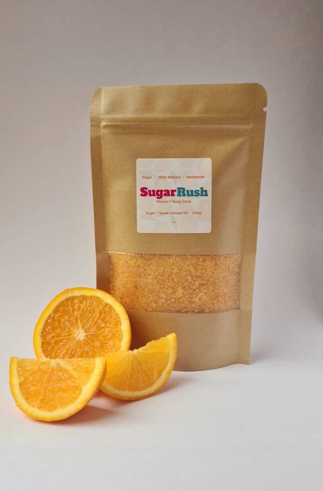 Vitamin C Body Scrub Citrus Orange body Scrub 100 Natural Etsy