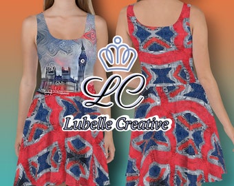 Union Jack London design Skater Dress