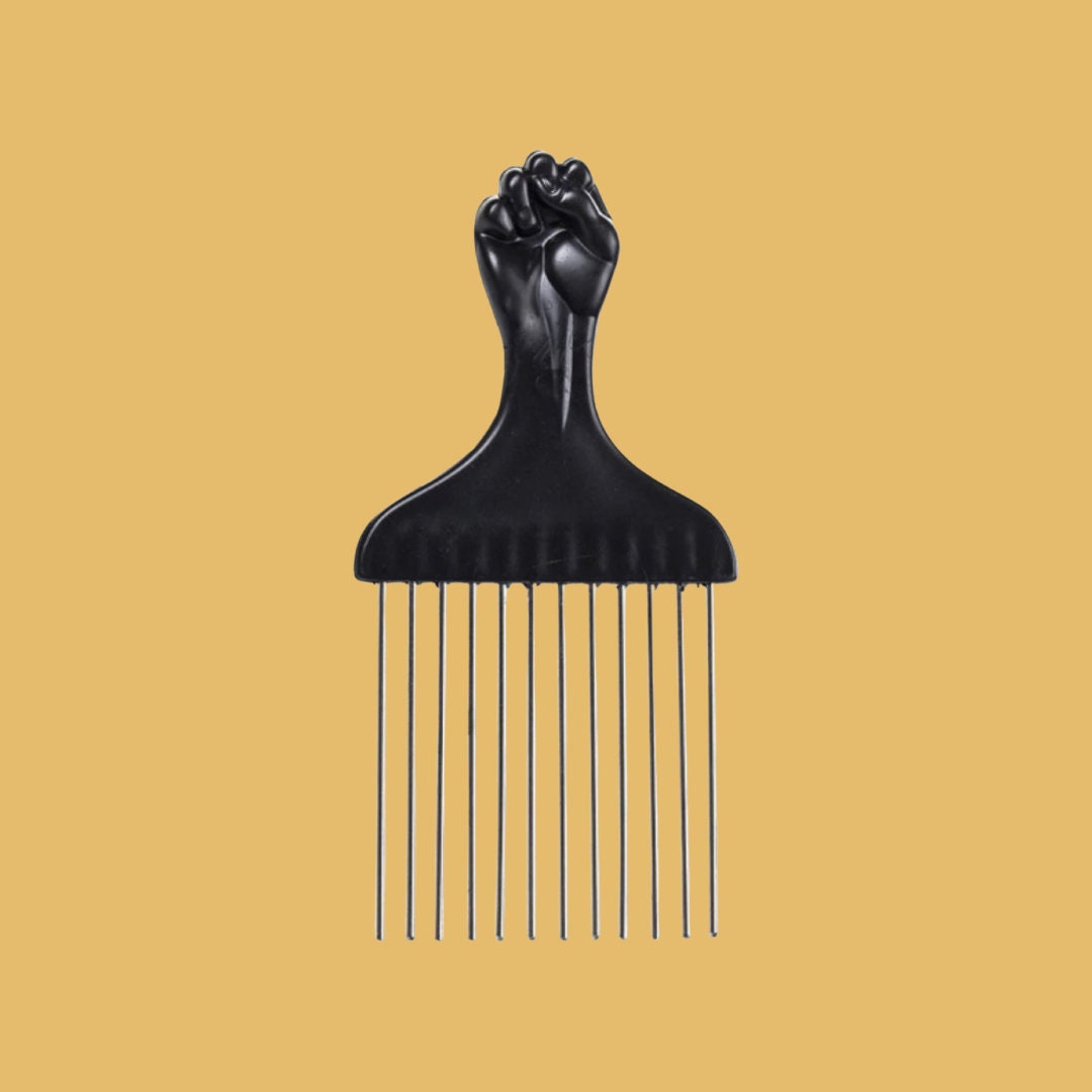 Deluxe Justice Hair Pick Metal Etsy