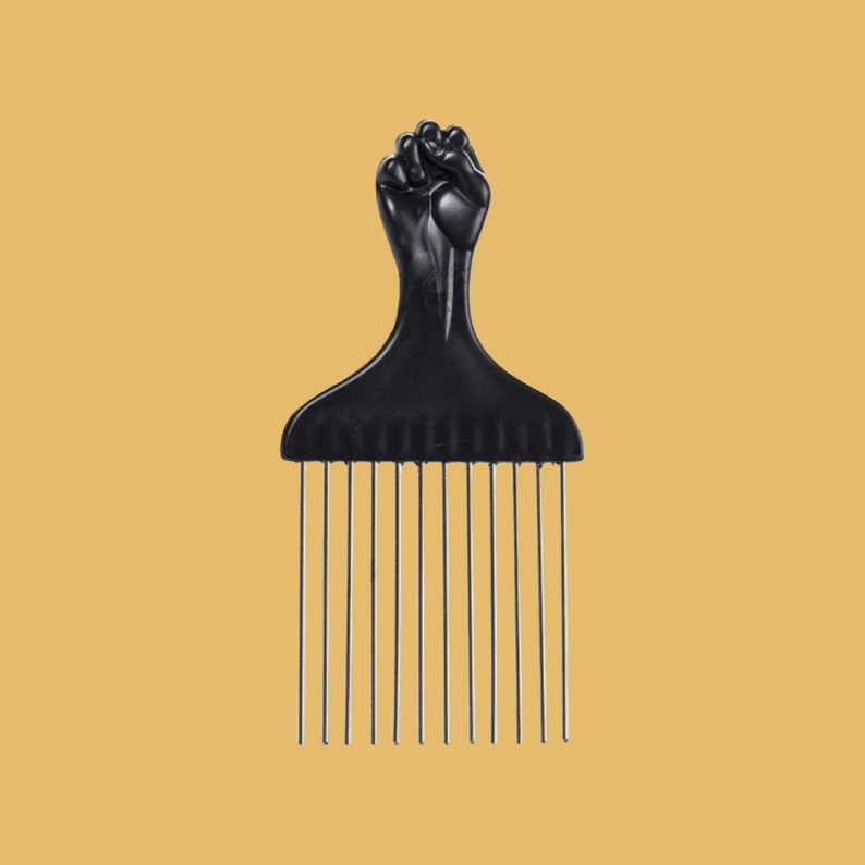 Deluxe Justice Hair Pick Metal Etsy