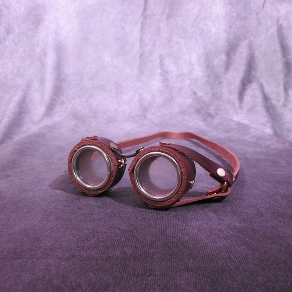 Leather Steampunk Goggles