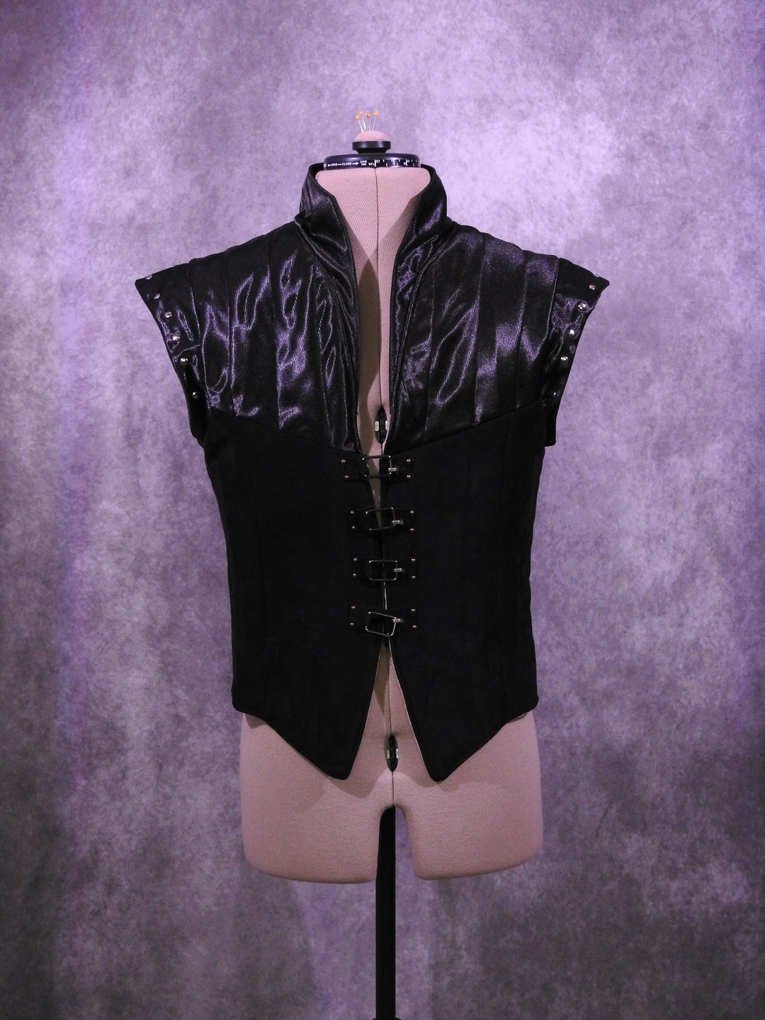 Flynn Rider Vest // Black Etsy
