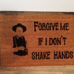 Doc Holliday doormat