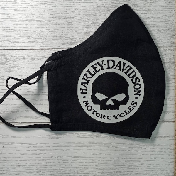 Harley Davidson Face Mask - Etsy