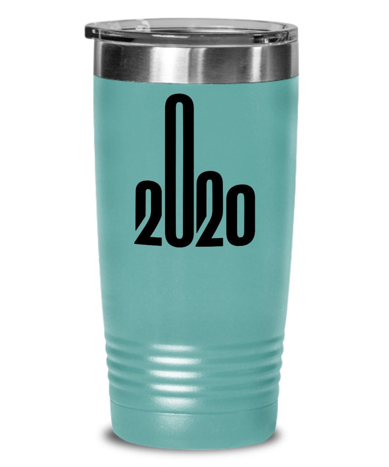 Quarantine Middle Finger Design F*ck You 2020 Funny Tumbler Insulated Novelty