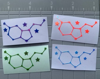 Serotonin Constellation Holographic Vinyl Sticker Packs (4 for the price of 3)