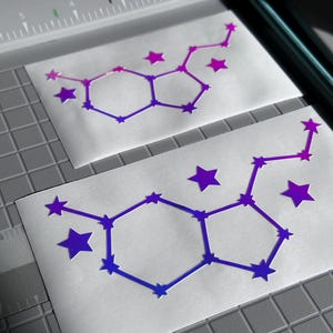 Serotonin Constellation Holographic Vinyl Decal in Opal image 12