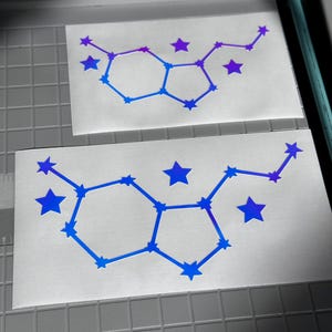 Serotonin Constellation Holographic Vinyl Decal in Opal image 13