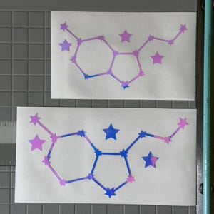 Serotonin Constellation Holographic Vinyl Decal in Opal image 11