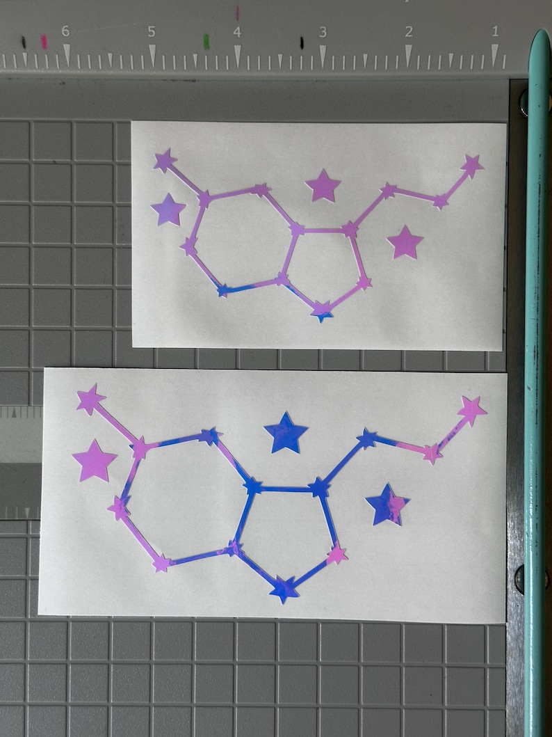 Serotonin Constellation Holographic Vinyl Decal in Opal image 11