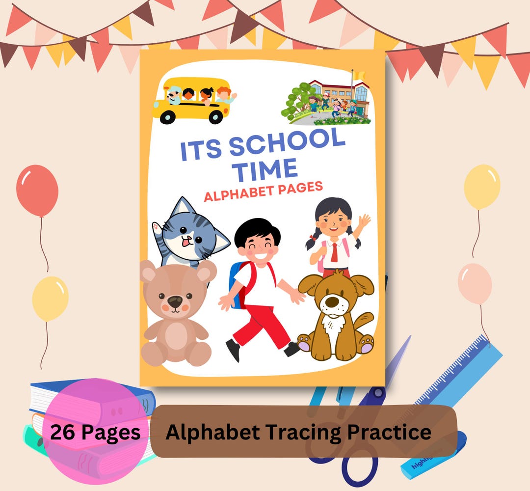 Kids A-Z Alphabet Tracing Printables Worksheets | Preschool Letter ...