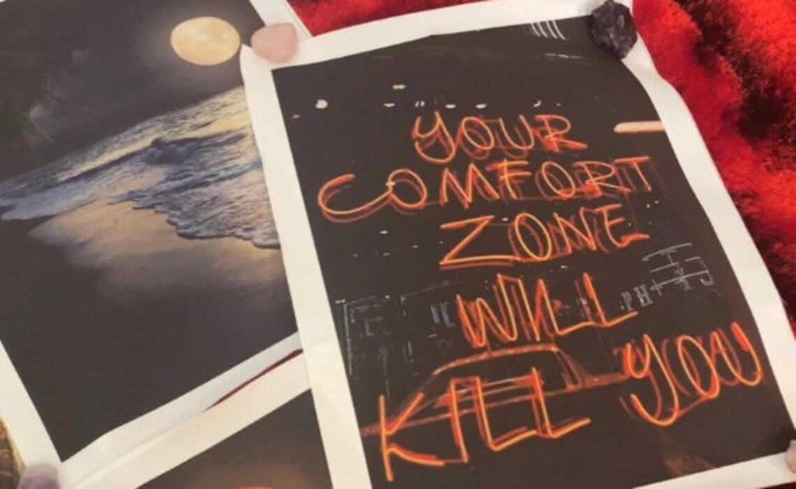 Your Comfort Zone Will Kill You Canvas Wall Art Wall Print Etsy