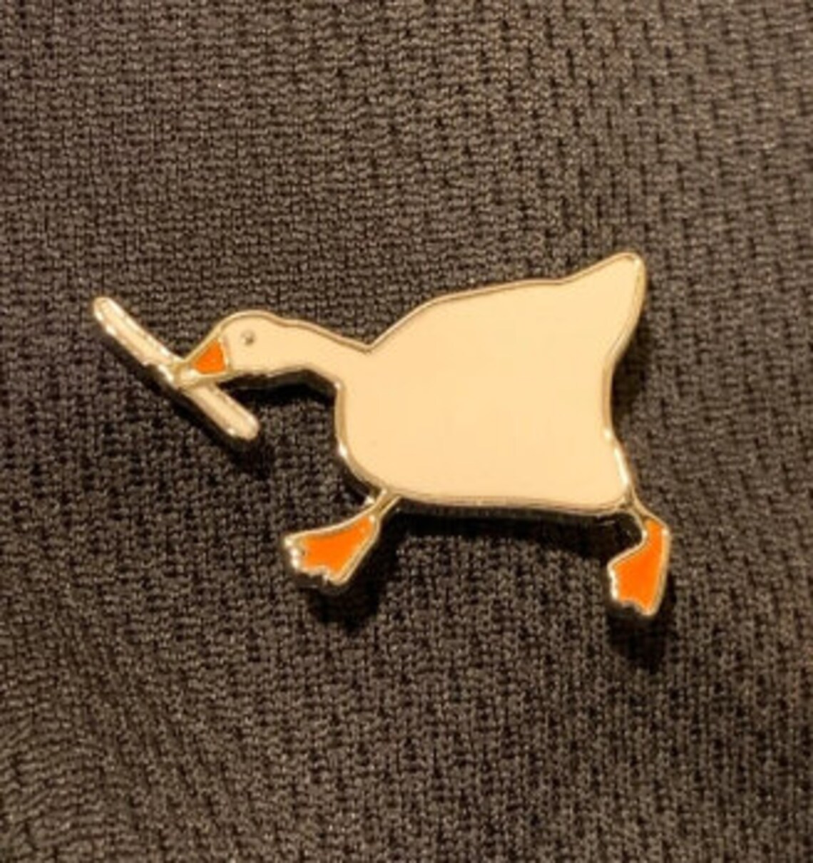 Goose with a Knife Pin pin animal pin goose pin knife pin Etsy