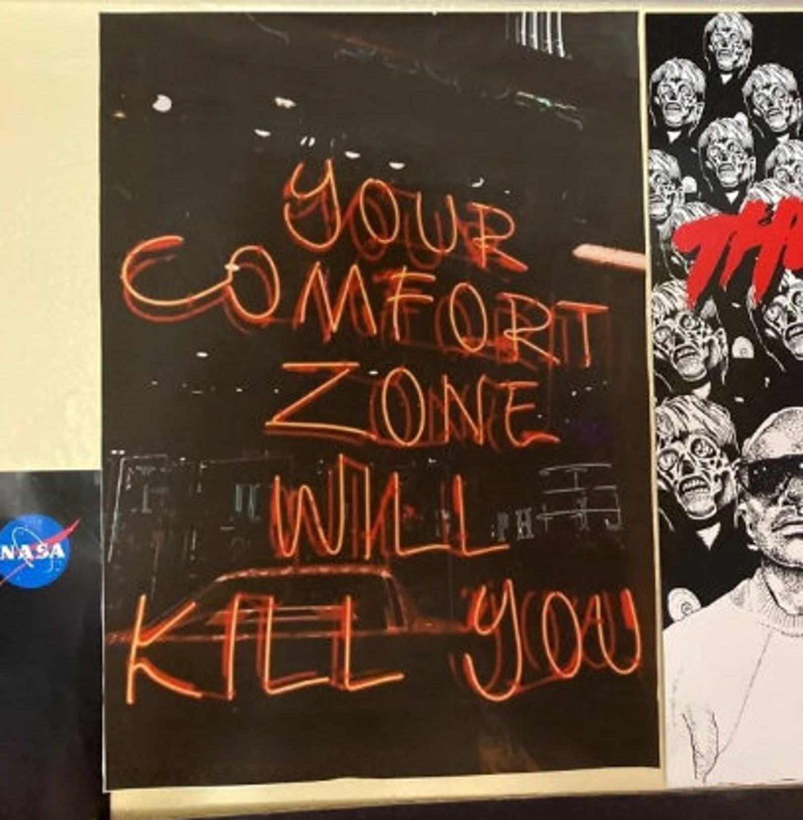 Your Comfort Zone Will Kill You Canvas Wall Art Wall Print Etsy