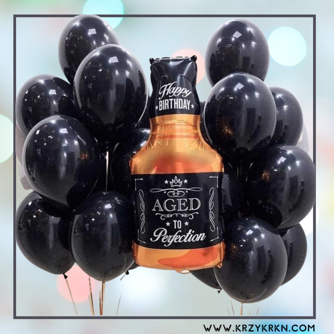 Liquor bottle party balloons alcohol balloons adult party Etsy