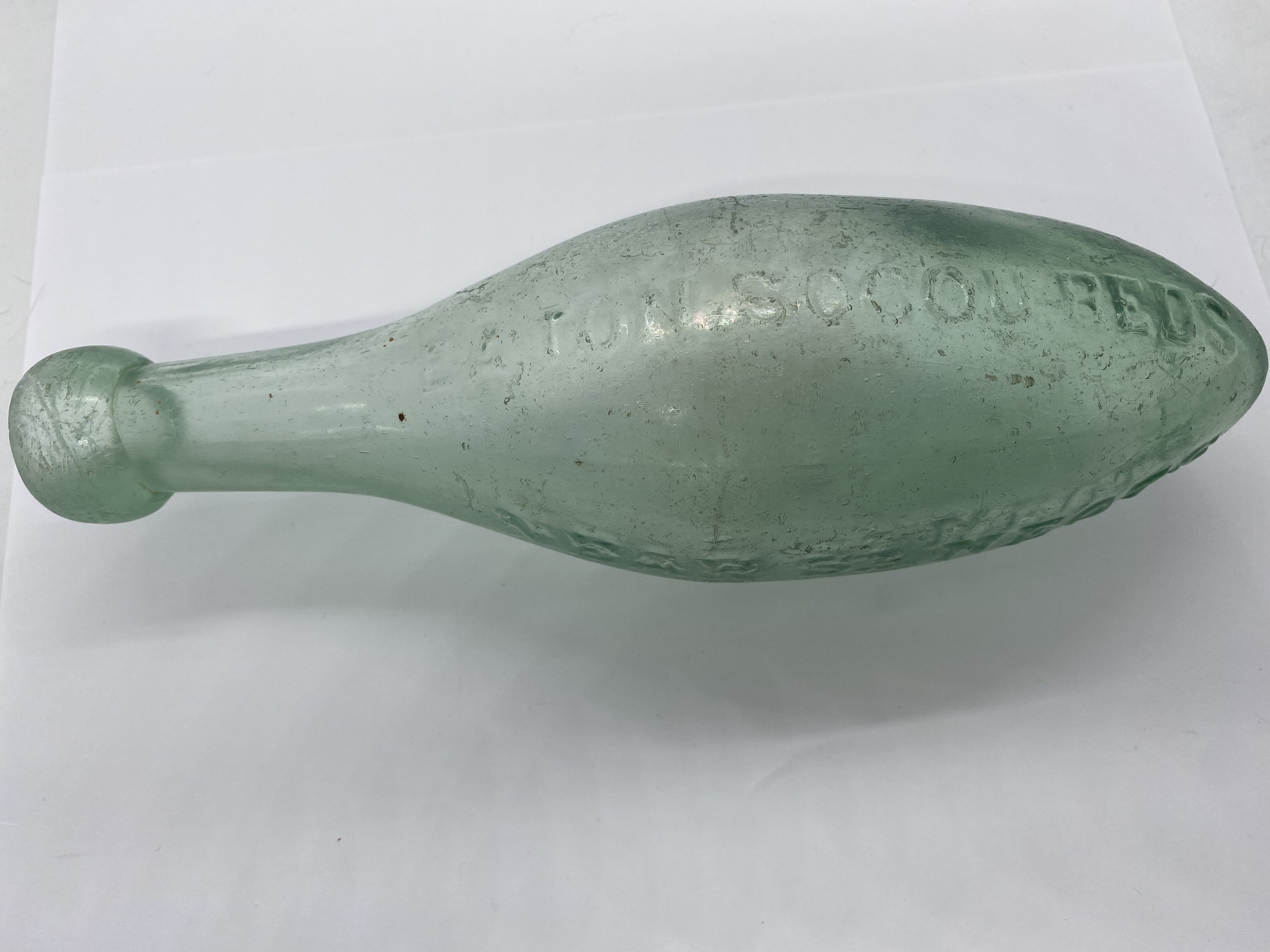 Vintage torpedo bottle Hamilton Etsy