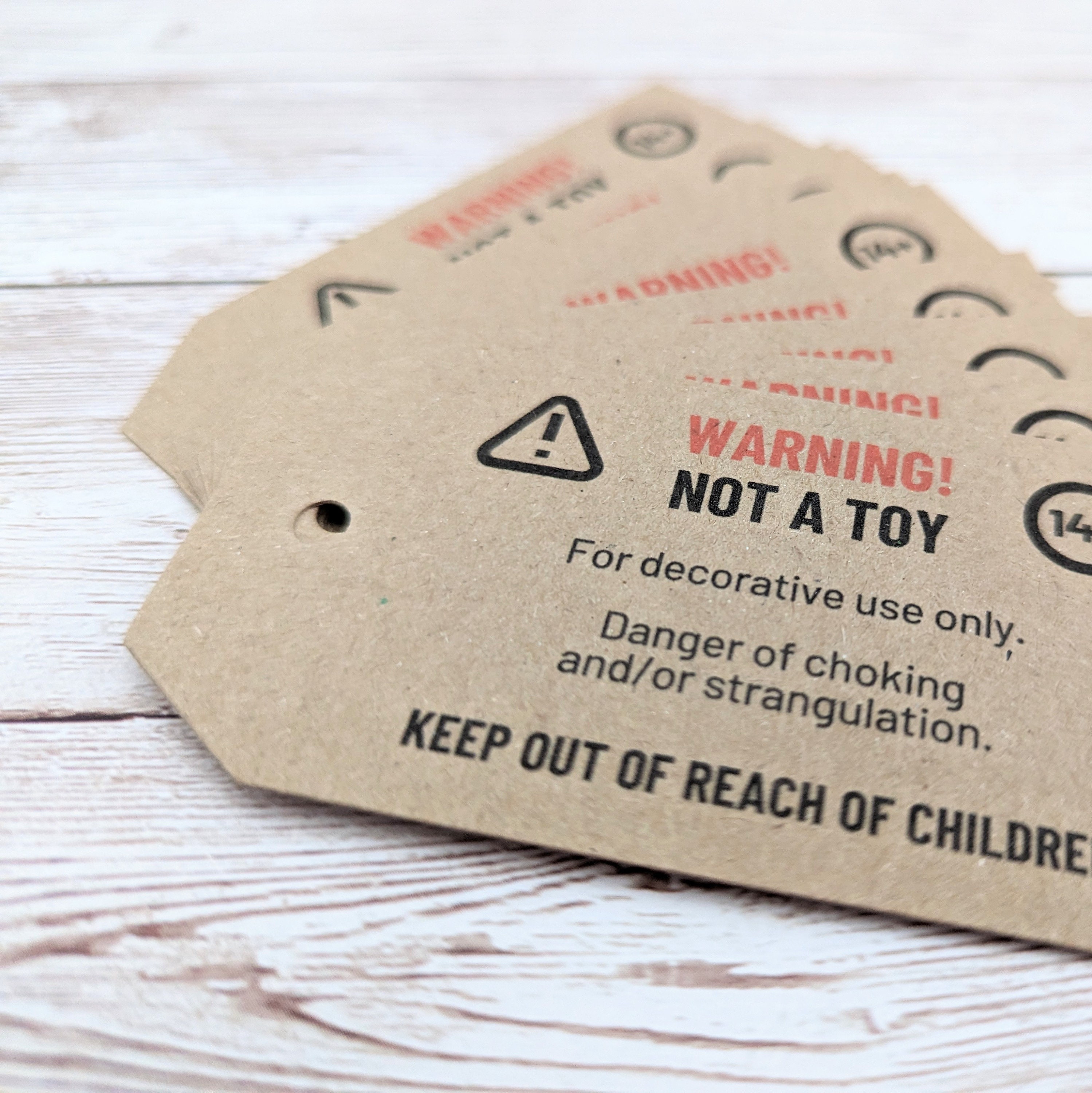 20 NOT A TOY Warning Labels for Decorative Use Only Safety Etsy UK