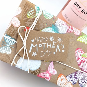 Happy Mothers Day-cadeaukaartjes, kleurenkeuze, gerecyclede cadeaukaartjes, cadeaukaartje voor Moederdag, 5 x 9 cm