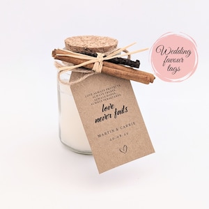 30 Bible verse wedding favour tags, printed for you, your names and date, love quote wedding favour tags, your wedding guest tables, 5x9cm