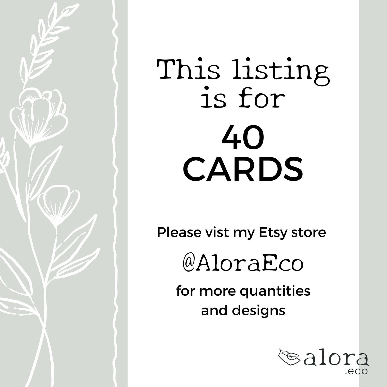 40 Square Blank Business Cards With Round Corners, Zentangle Cards ...